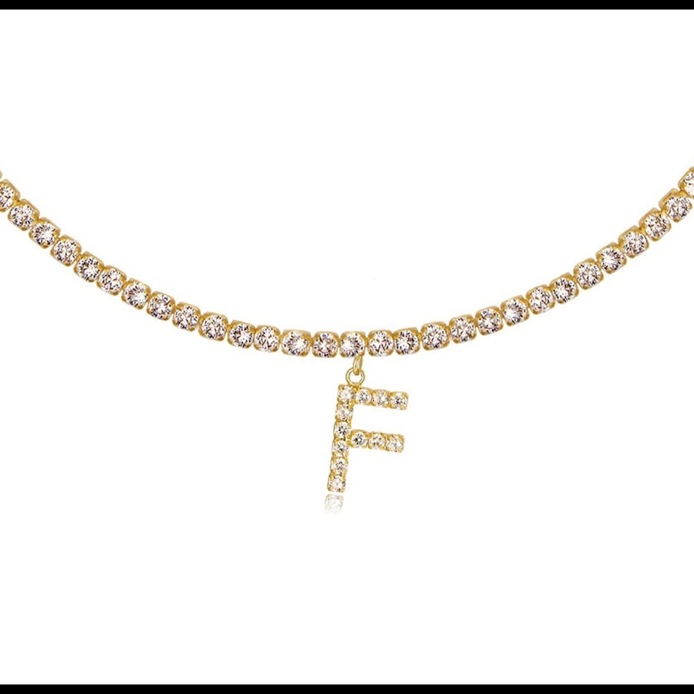 ✨Kaina 14k Gold Plated Initial Choker✨ - Picture 9 of 16